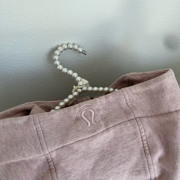 SOLD!! 💔 Lululemon Heathered Mink Berry Scuba Hoodie Full Zip Cotton Fleece - Picture 8 of 16